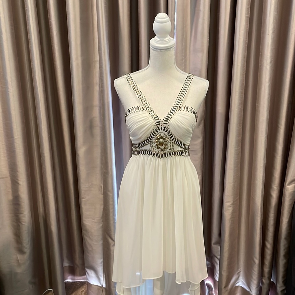 Asymmetrical Athena dress BEBE